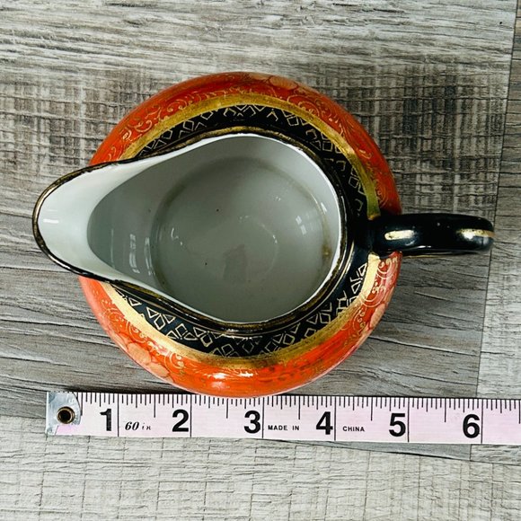 VINTAGE TT Takito Company Hand Painted Japan Tea Pot and Creamer - Picture 13 of 15